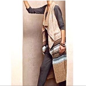 Anthro’s Sleeping on snow maxi sweater vest